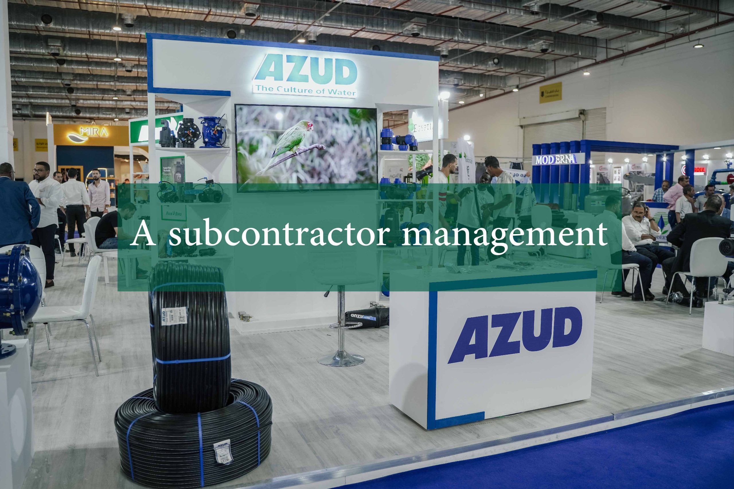 A subcontractor management