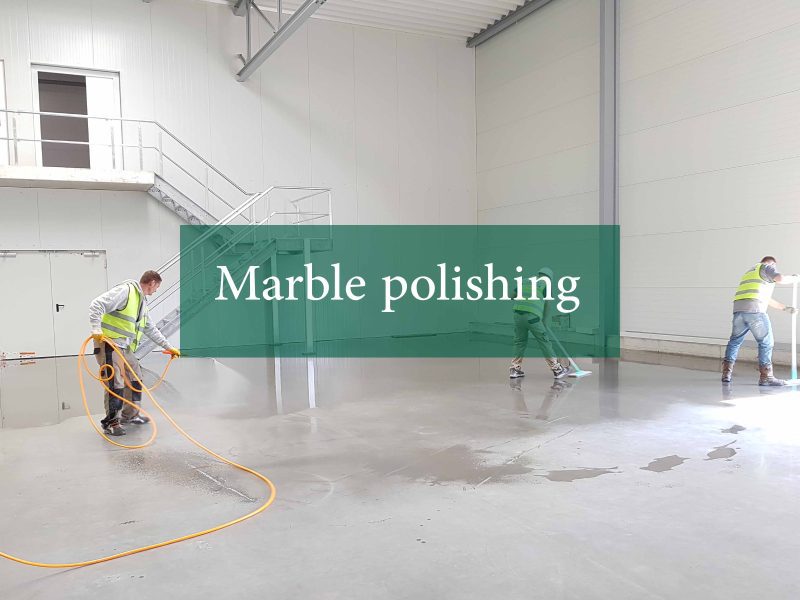 Marble polishing