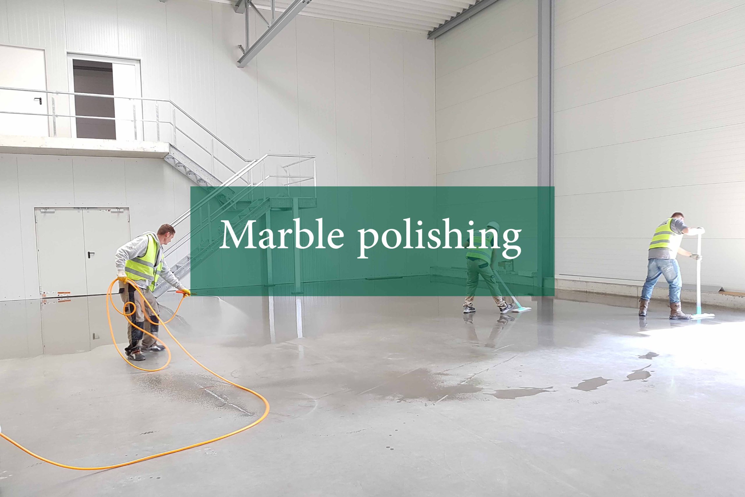 Marble polishing